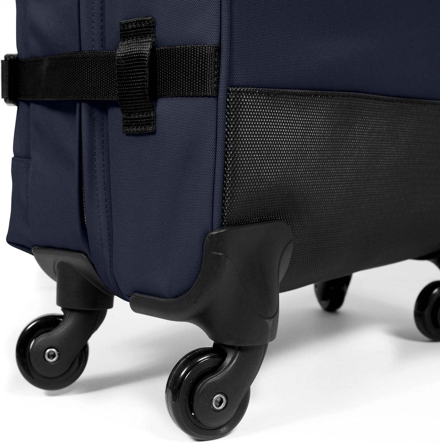 EASTPAK Trans4 L – 80L Large Wheeled Luggage with Dual Compartments, TSA Lock, 360° Spinner Wheels, and Diamond-Embossed Handle, Ultra Marine