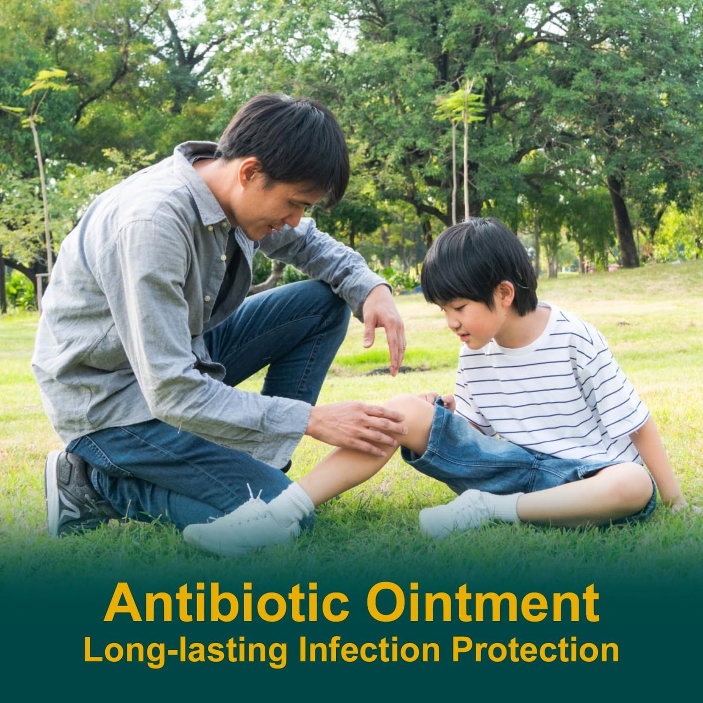 CareAll Triple Antibiotic Ointment 1.0 oz (4 Pack), First Aid Ointment for Minor Scrapes, Cuts, and Burns to Help Prevent Infection, Compare to The Active Ingredients of The Leading Brand