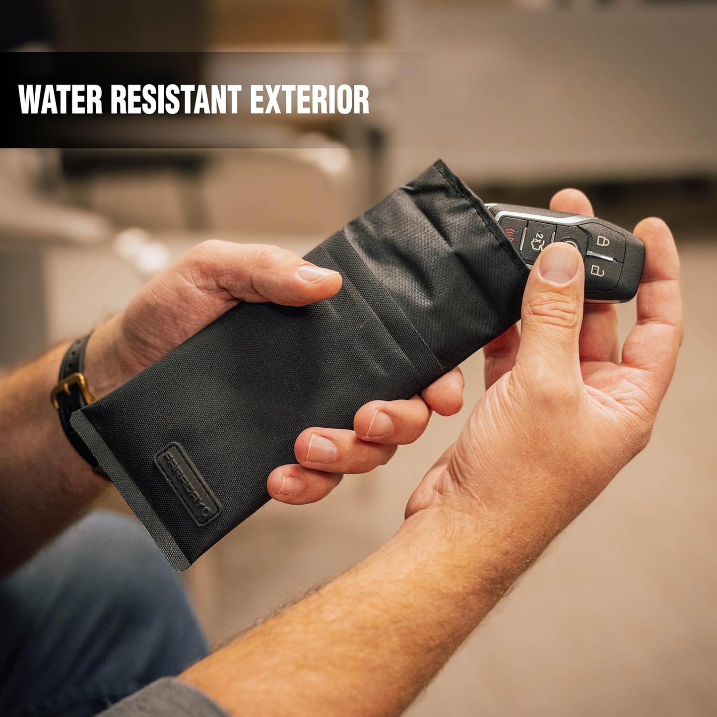 Faraday Key Fob Jacket® - RFID Shield | Anti-Theft Protection | Water Resist | Magnetic Close