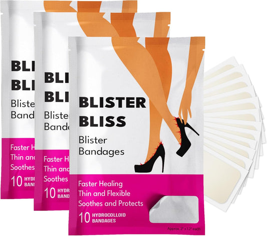 Blister Bliss Bridesmaid Gifts Blister Bandages for Feet, Bachelorette Party Favors, Hydrocolloid Bandages, Bridesmaid Proposal Gifts, Moleskin Alternative, Wedding Day Essentials Heel Protectors (3)