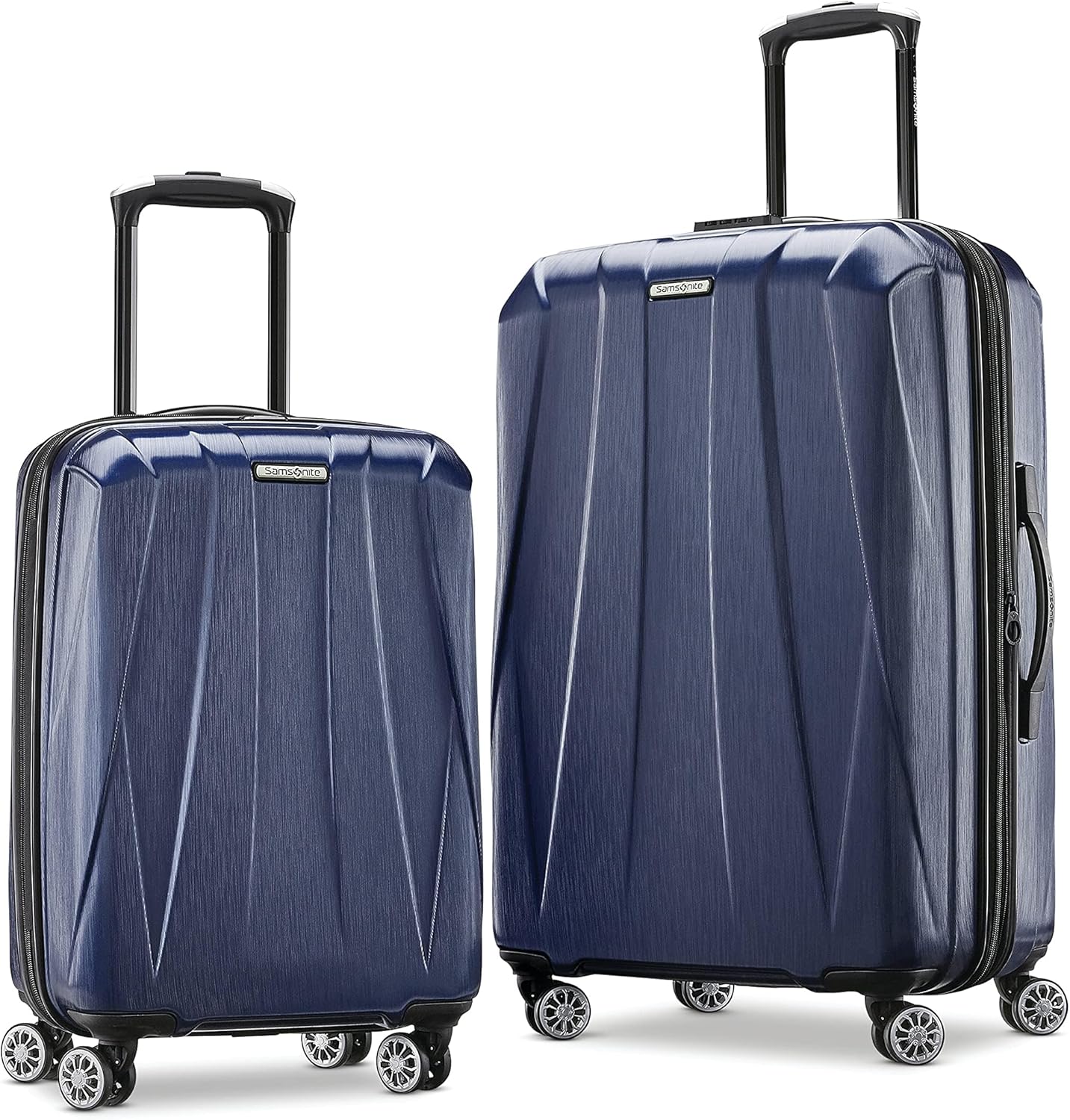 Samsonite Centric 2 Hardside Expandable Luggage with Spinners | True Navy | 2PC SET (Carry-on/Medium)