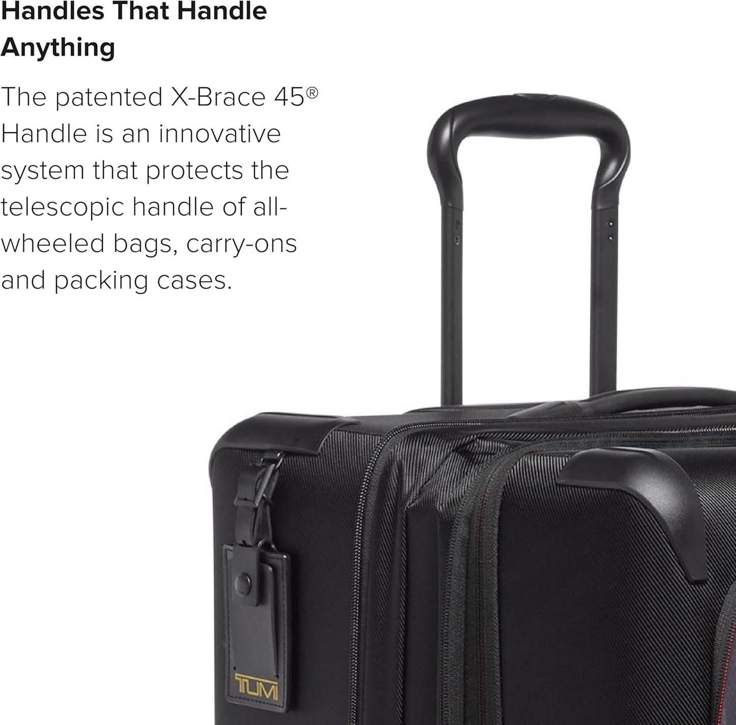 TUMI - Aerotour 4 Wheel Expandable Luggage - Men's and Women's Lightweight Business and Leisure Travel Suitcase - 31" Extended Trip Expandable Packing Case, Black