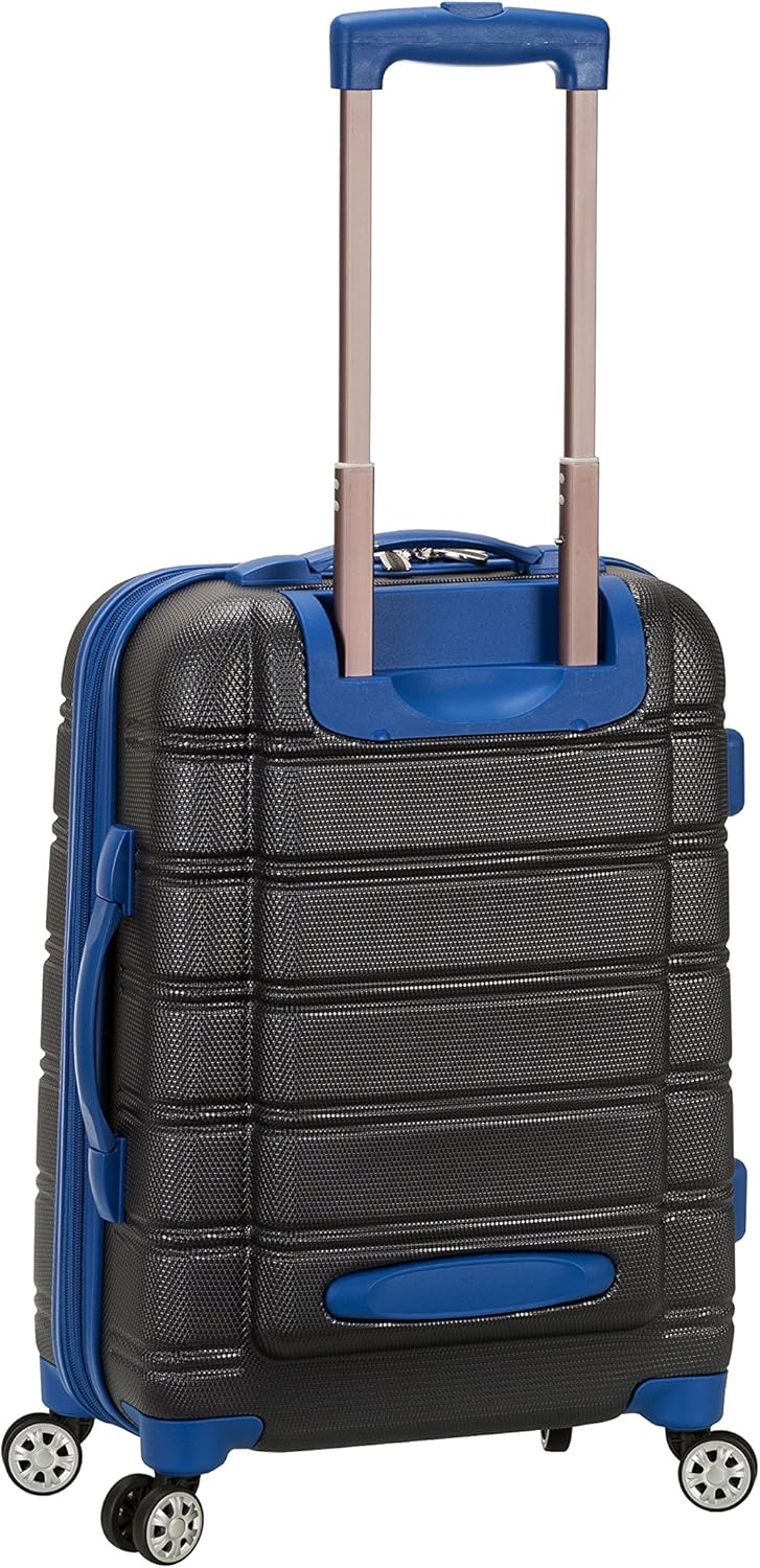 Rockland Melbourne Hardside Expandable Spinner Wheel Luggage, Grey, Carry-On 20-Inch