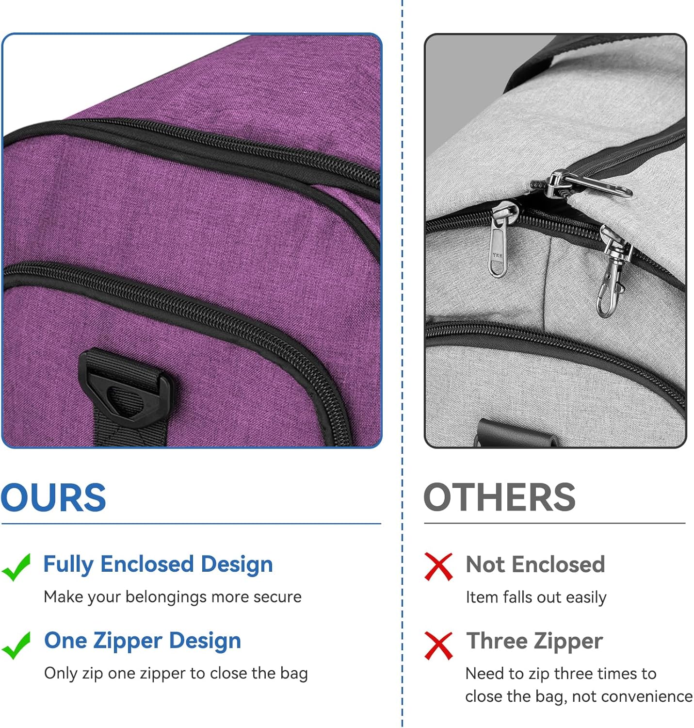 Bukere Carry on Garment Duffle Bag for Travel, Convertible Suit Bag with Backpack Shoulder Straps, Shoe Compartment, Waterproof 3 in 1 Weekender Suit Bag for Men Women