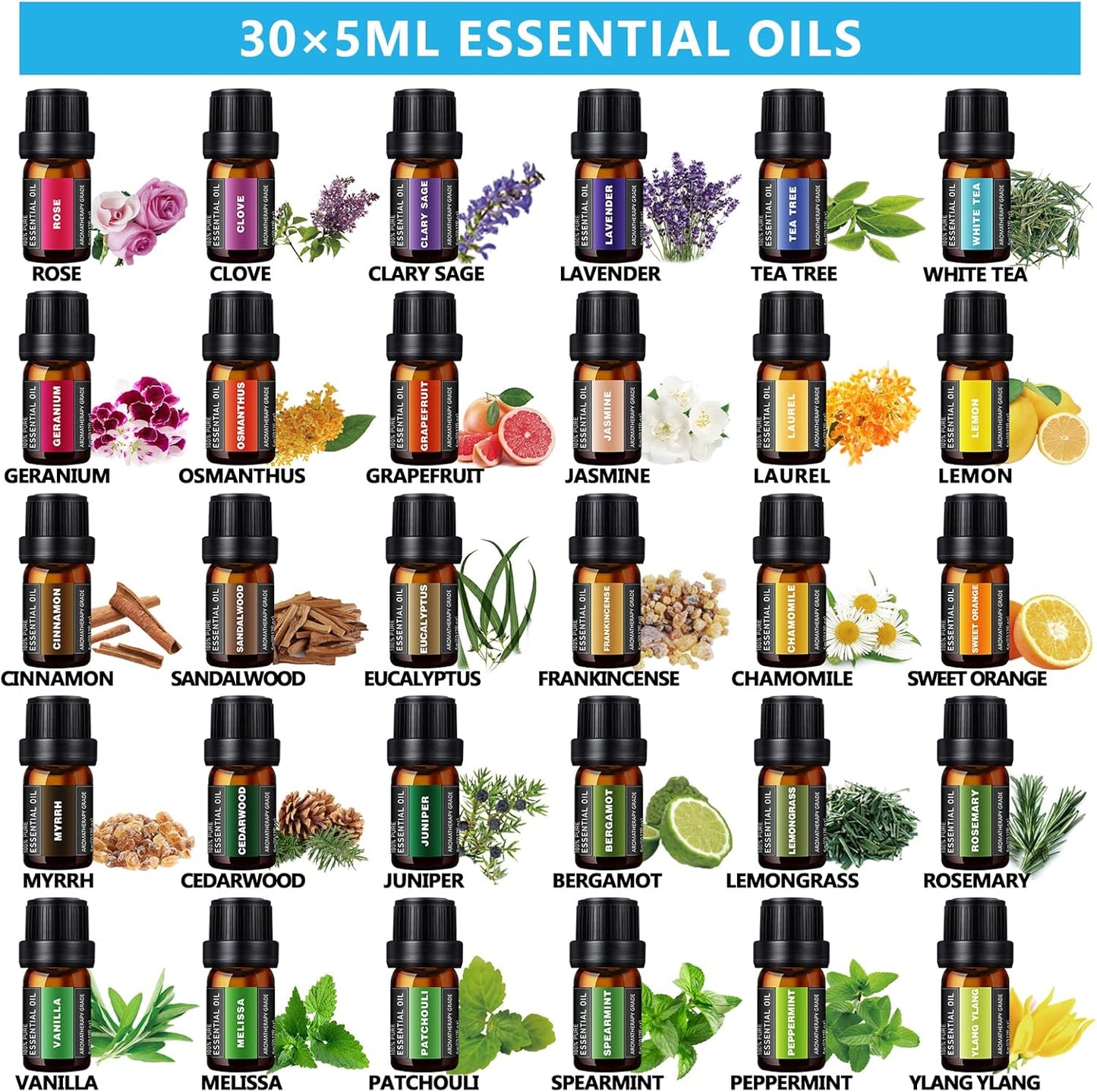 SACATR Aroma Diffiser with Essential Oils Set, 550 ML Essential Oil Diffuser with Remote, Ultrasonic Technology Aromatherapy Diffusers Auto Shut-Off for Office, Home