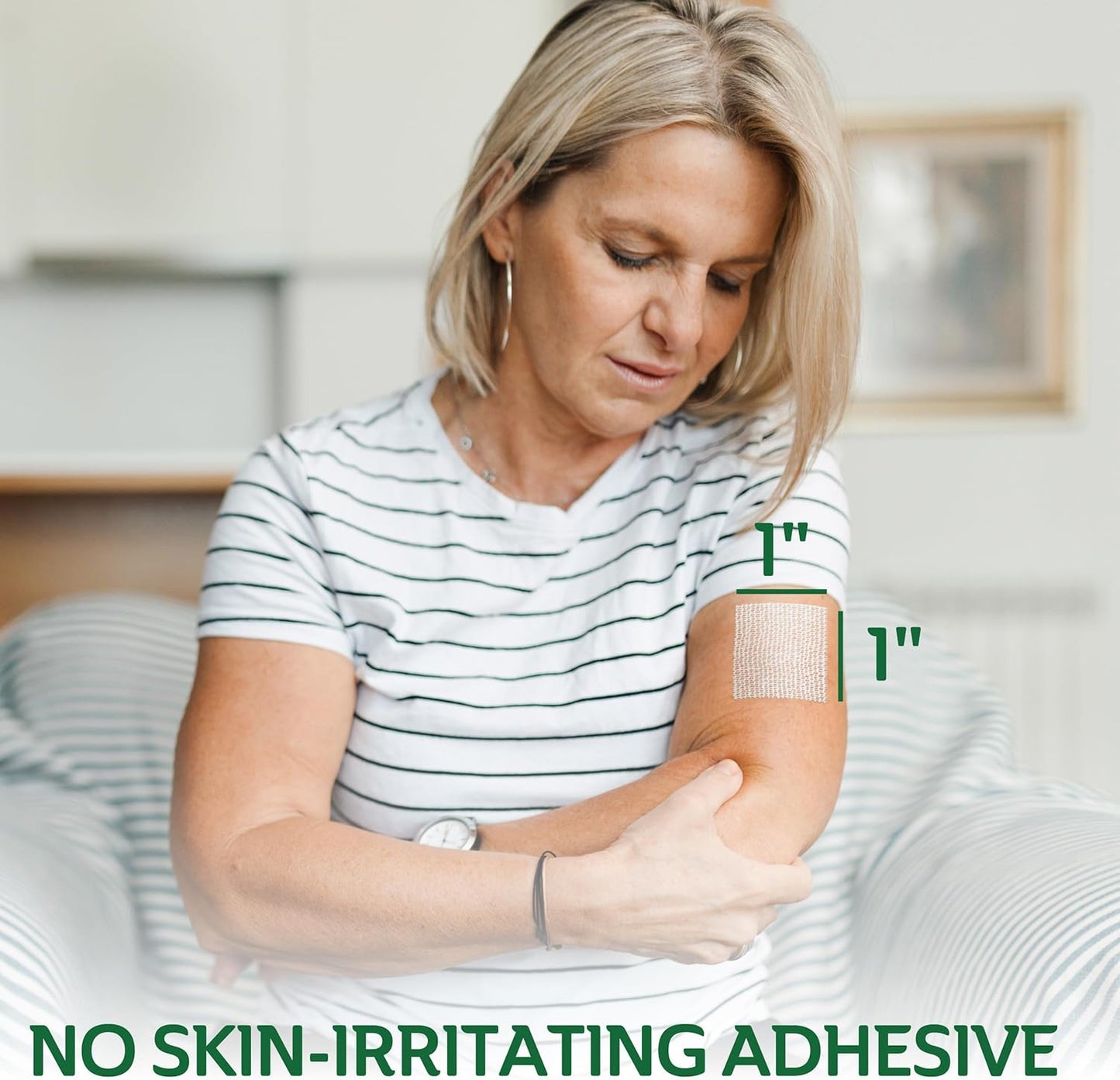 CURAD BloodStop® Wound Dressing | 1” x 1” | Hemostatic Gauze Helps Stop Bleeding Quickly | For Cuts, Abrasions or Nosebleeds | 10 Count