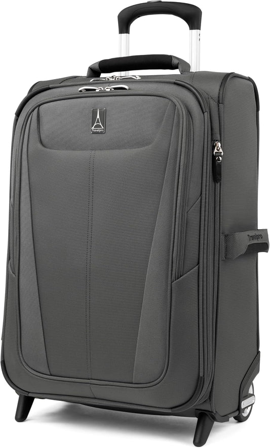 Travelpro Maxlite 5 Softside Expandable Upright 2 Wheel Carry-on Luggage, Lightweight, 22-Inch — Shadow Grey