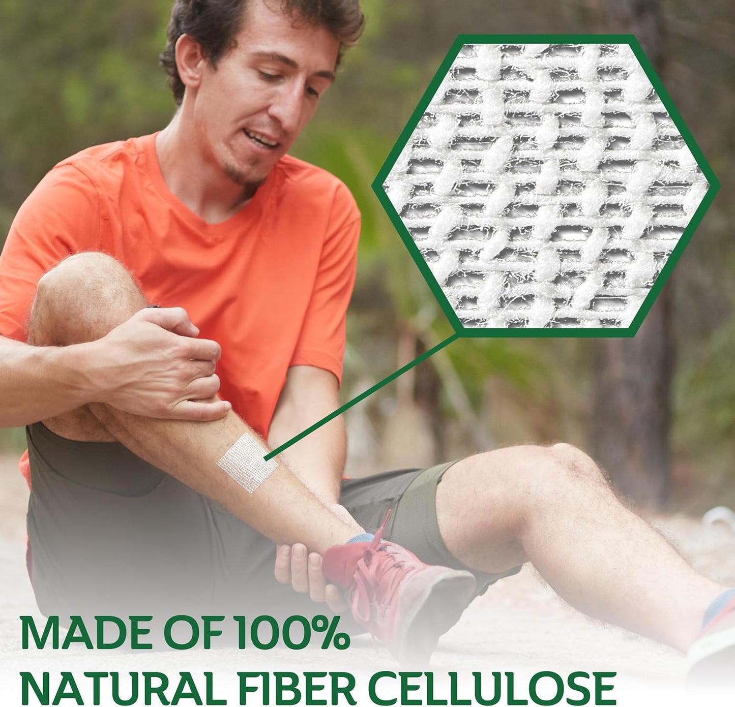 CURAD BloodStop® Wound Dressing | 1” x 1” | Hemostatic Gauze Helps Stop Bleeding Quickly | For Cuts, Abrasions or Nosebleeds | 10 Count