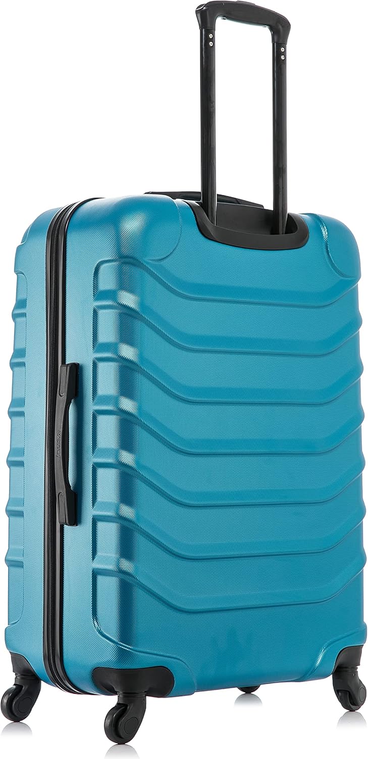 InUSA ENDURANCE Luggage with Spinner Wheels | Spacious Durable Lightweight Hardshell Suitcase, Travel Sets with Handle and Trolley | (20in, 24in, 28in) 3 Piece Luggage Set | Teal