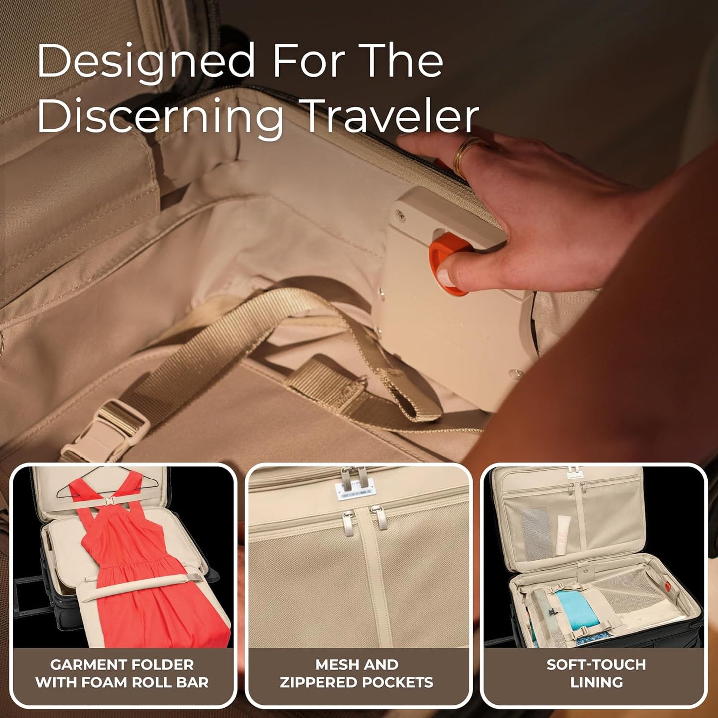 Briggs & Riley Essential 22" 2-Wheel Expandable Carry On - Luggage for Travel, Suitcases with Wheels, Softside Rolling Bag for Men & Women, Self-Repairing Zipper - Baseline Collection, Navy