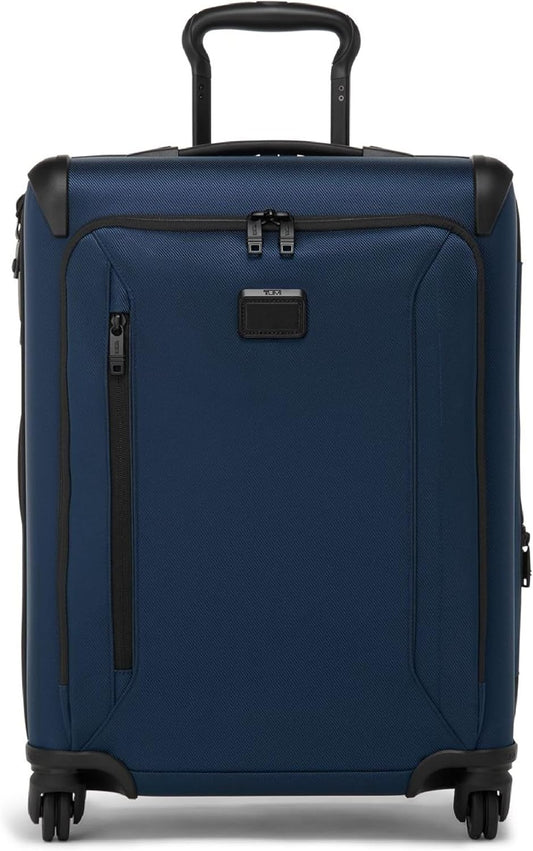 TUMI - Aerotour 4 Wheel Expandable Luggage - Men's and Women's Lightweight Business and Leisure Travel Suitcase - 21.75" Continental Expandable Carry-On, Navy