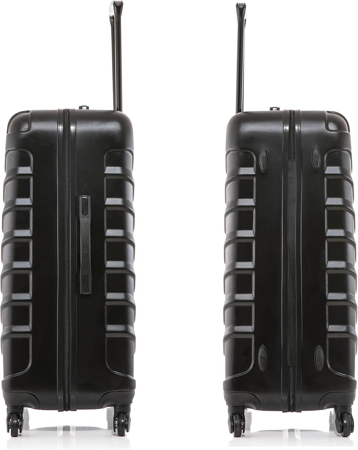 InUSA ENDURANCE Luggage with Spinner Wheels | Spacious Durable Lightweight Hardshell Suitcase, Travel Sets with Handle and Trolley | (20in, 24in, 28in) 3 Piece Luggage Set | Black