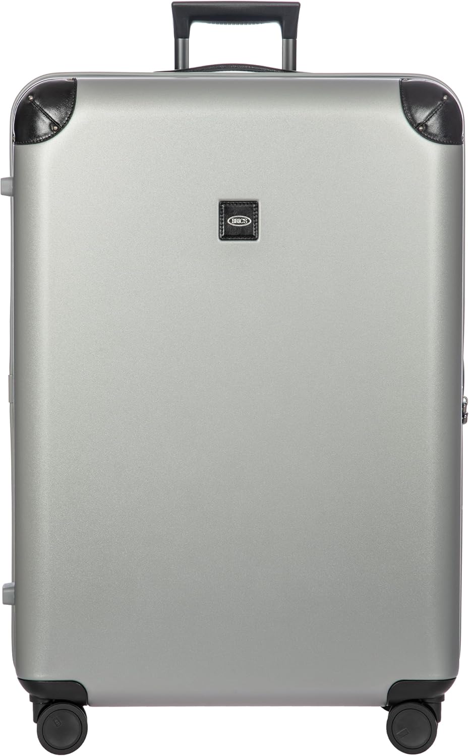 Bric's Amalfi Suitcase, Lightweight Expandable Hard Shell Luggage with Smooth 360° Wheels and TSA Lock 32" - Silver