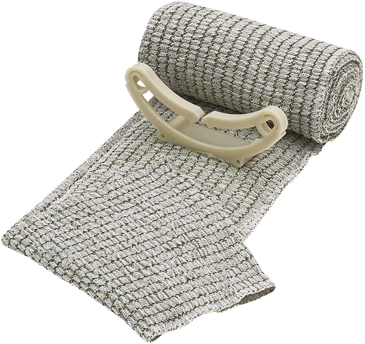 ASA TECHMED 5 Pack Emergency Trauma 6" Israeli Style Bandage - Combat Military Style Battle Wound Dressing First Aid IFAK