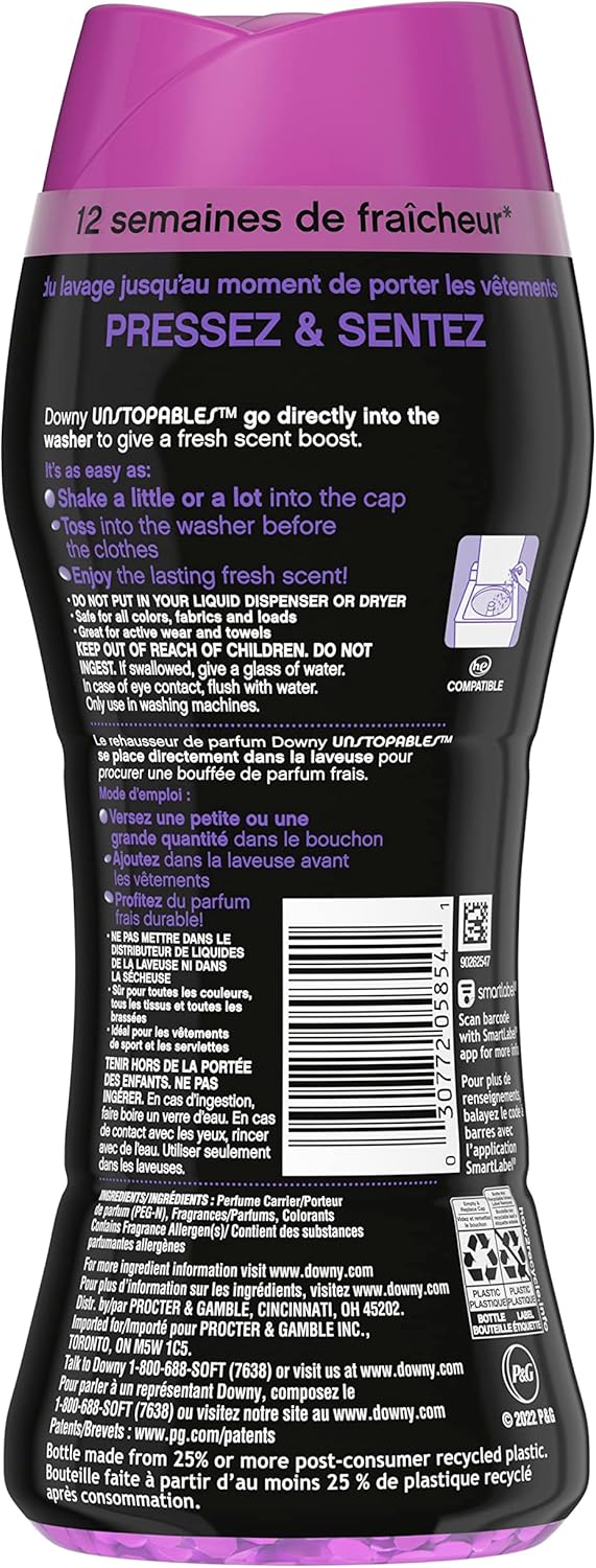 Downy, Unstopables in-Wash Scent Booster Beads, Lush, 5.5 Ounce