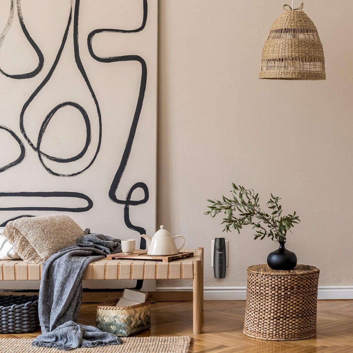 Scentify Plug-in Diffuser V2 - for Home, Office, Spa - Aromatherapy Bluetooth App Control - Waterless Quiet Aroma Essential Oil - 800 sq. ft - 100ml Bottle