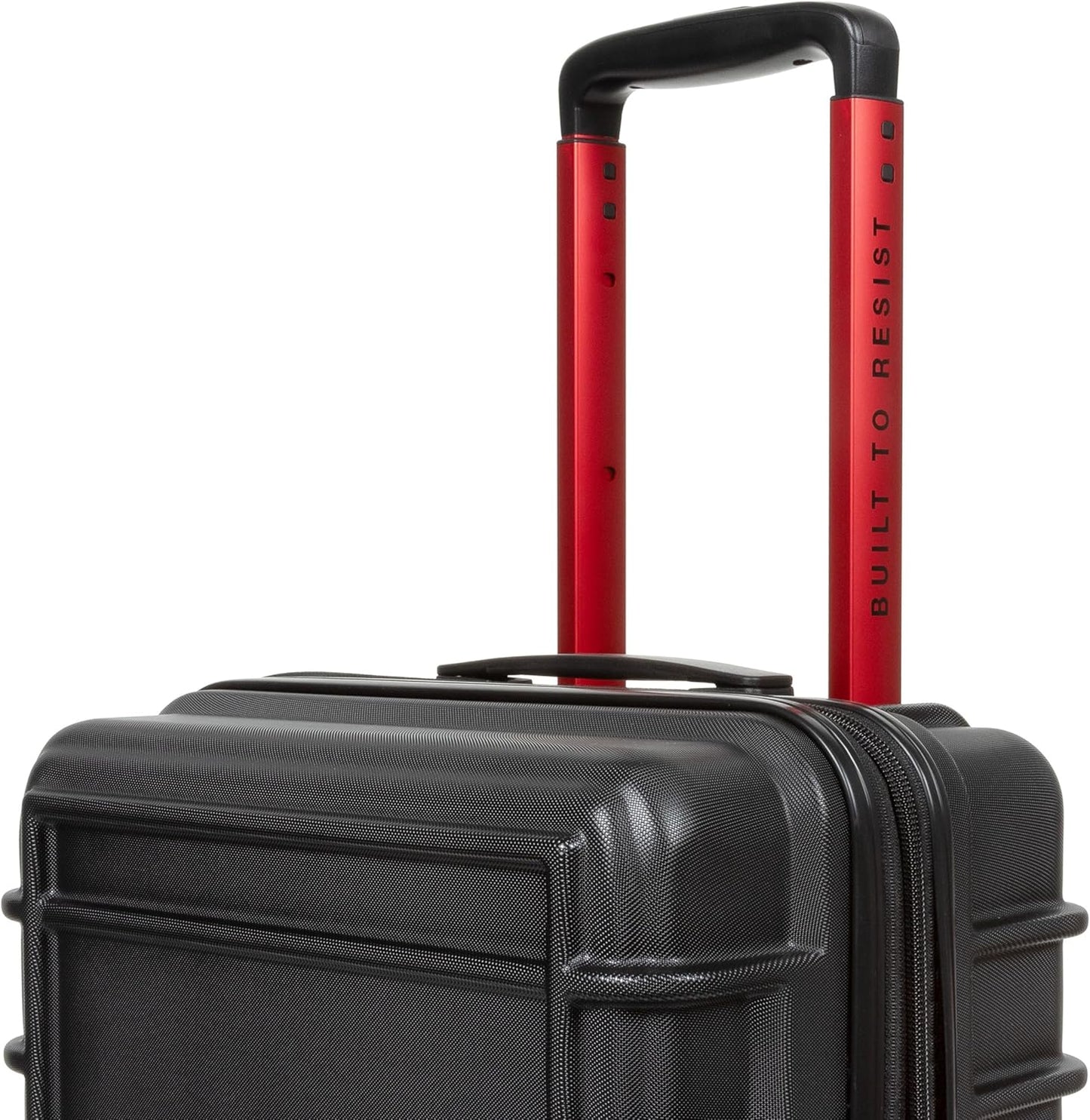 EASTPAK Resist'R Zip S – 34L Hardshell Suitcase with Dual Compartments, TSA Lock, Silent 360° Spinner Wheels & Water-Resistant Design, Black