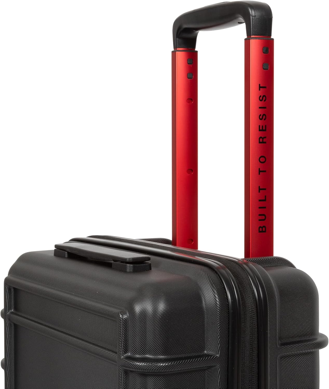 EASTPAK Resist'R Zip Cabin – 28L Hardshell Carry-On with Dual Compartments, 360° Spinner Wheels, TSA Lock & Telescopic Handle, Black