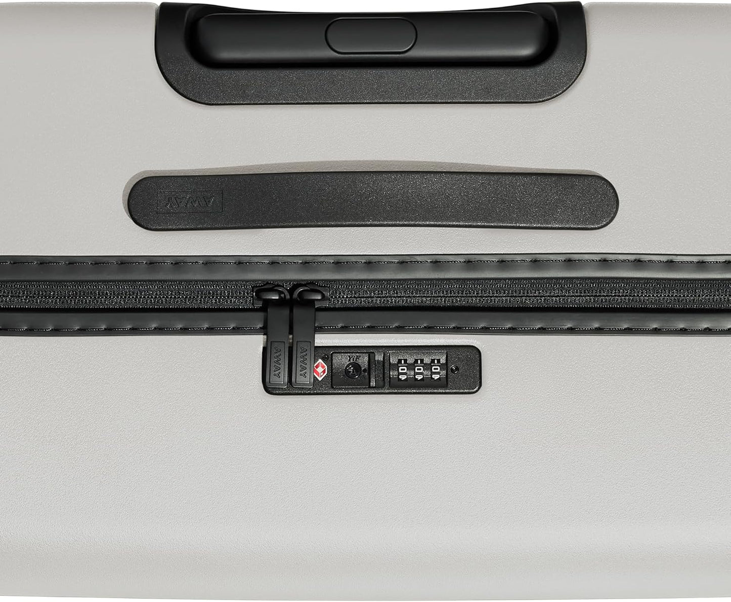 Away Medium Checked Luggage, Lightweight Hard Shell Suitcase with Spinner Wheels, Durable Rolling Luggage, TSA Lock, 26 Inch, Cloud Gray