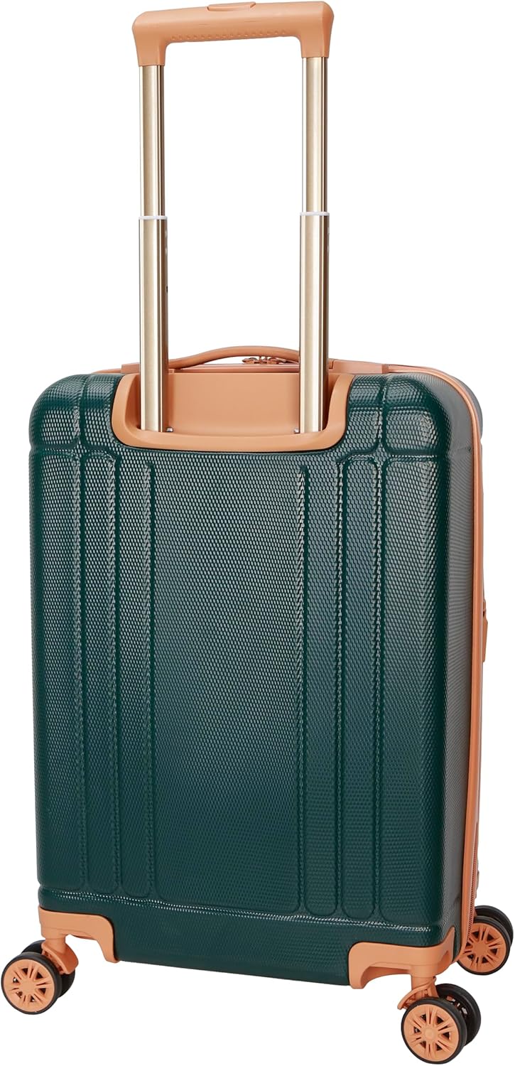 Dockers Hooper Hardside Expandable 8-Wheel Spinner Travel Checked Luggage, 3-Piece Set, Ponderosa Pine