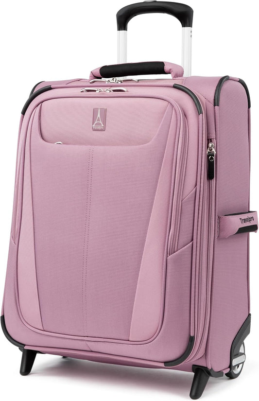 Travelpro Maxlite 5 Softside Expandable Upright 2 Wheel Carry-on Luggage, Lightweight, 20-Inch — Orchid Pink Purple