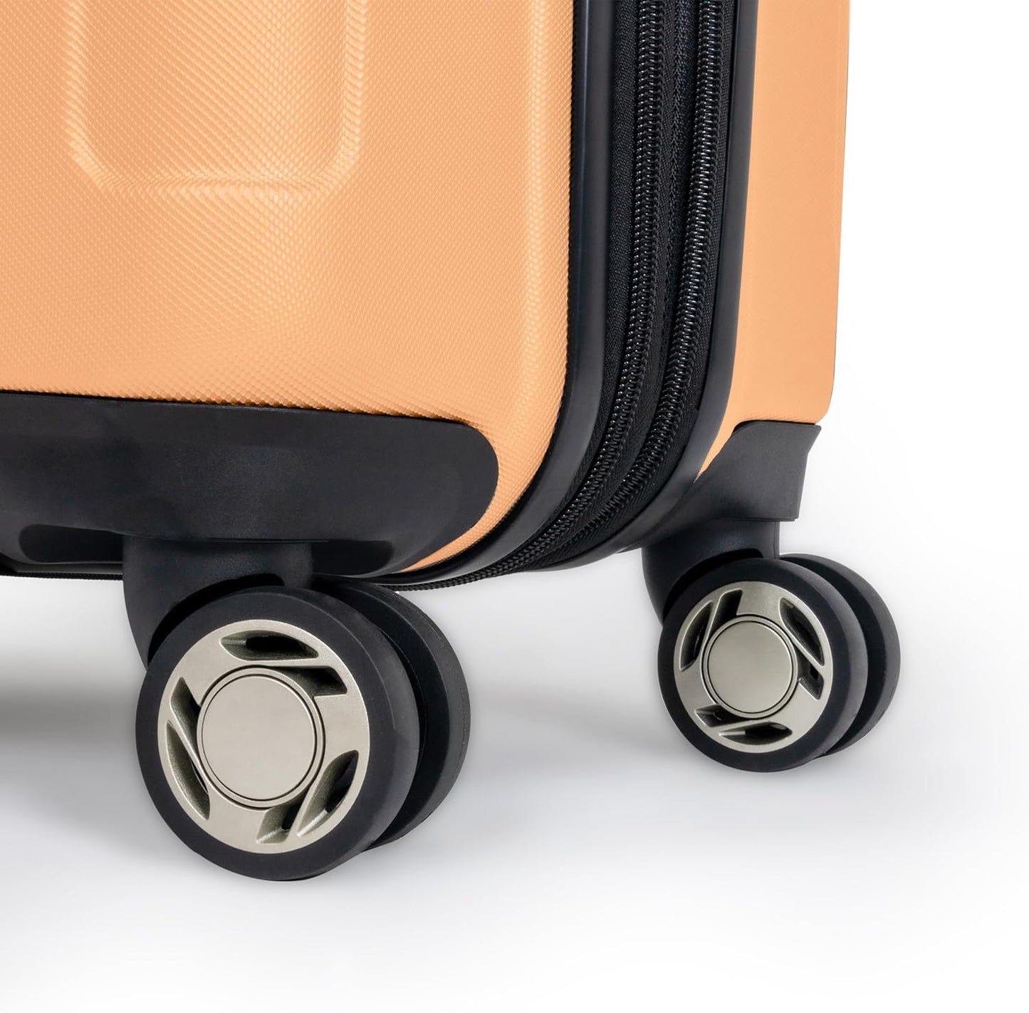 Kenneth Cole REACTION Renegade Luggage Expandable 8-Wheel Spinner Lightweight Hardside Suitcase, Dreamsicle, 20-Inch Carry On