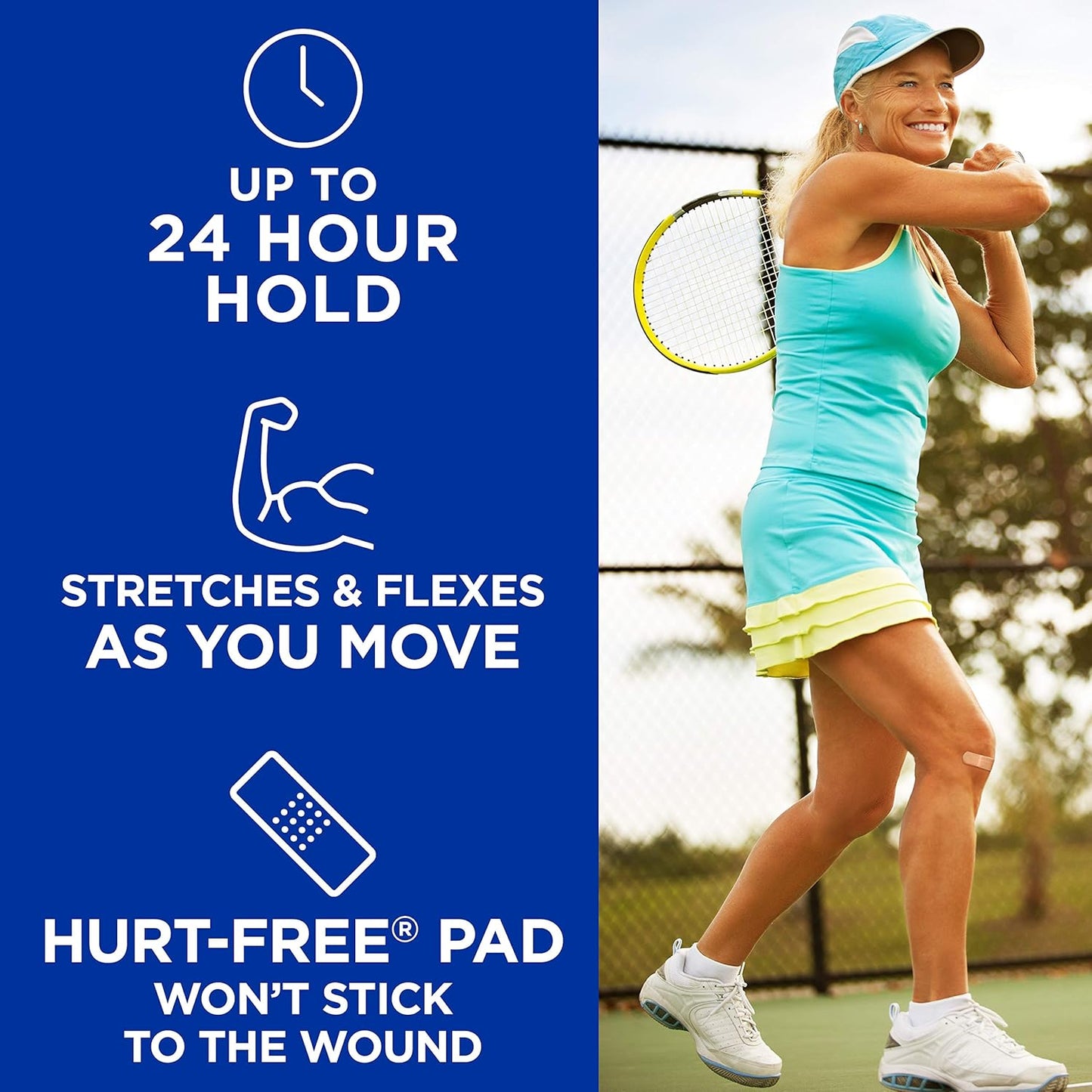 Band-Aid Brand Flexible Fabric Adhesive Bandages for Wound Care and Protection, Travel Pack, 8 ct