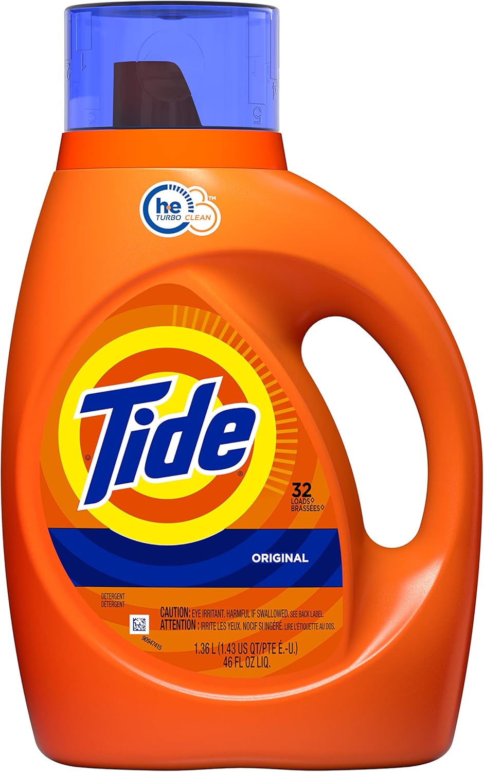 Tide Liquid Laundry Detergent, Original, 32 loads, 46 Fl Oz