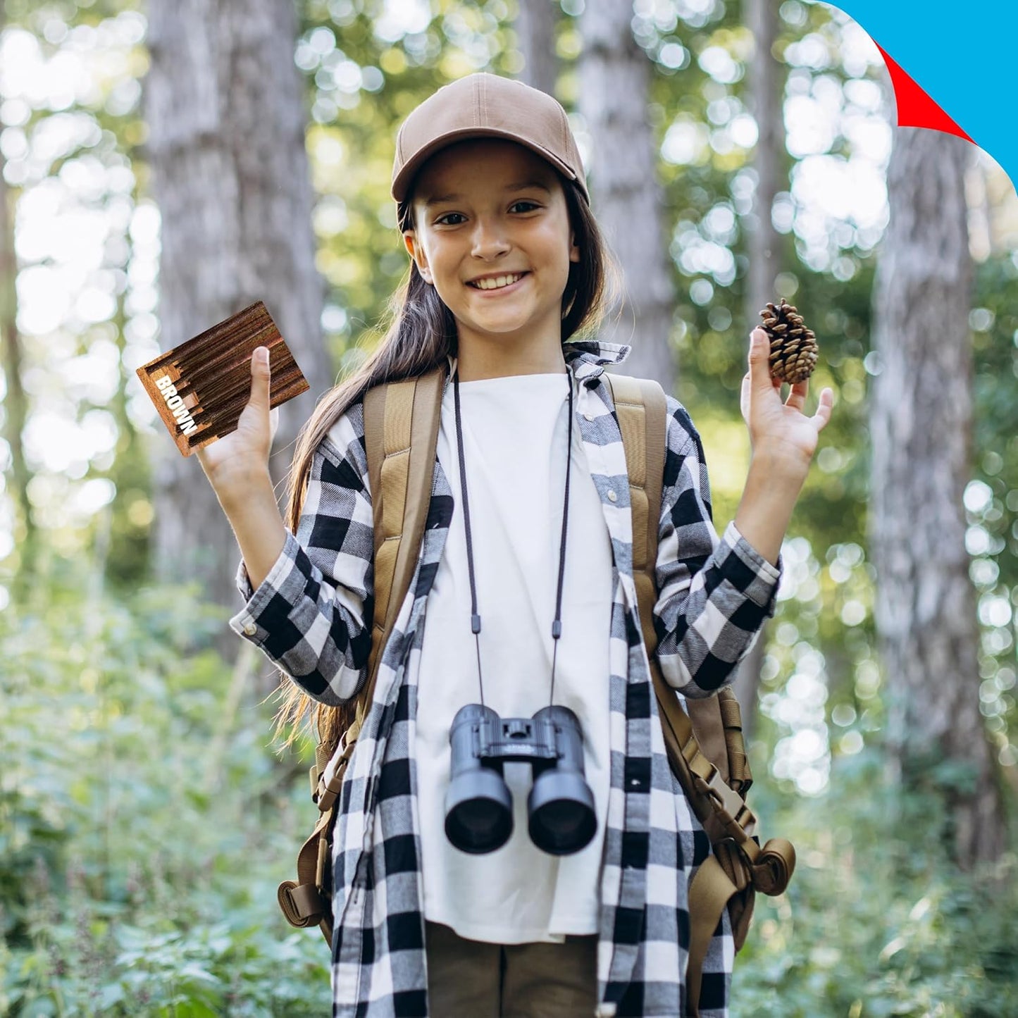 Seek and Find Scavenger Hunt Card Game, 50 Seek and Find Cards, Funny Games for Family, Toddlers, Kids, Adults-Outside, Yard, Camping Activities