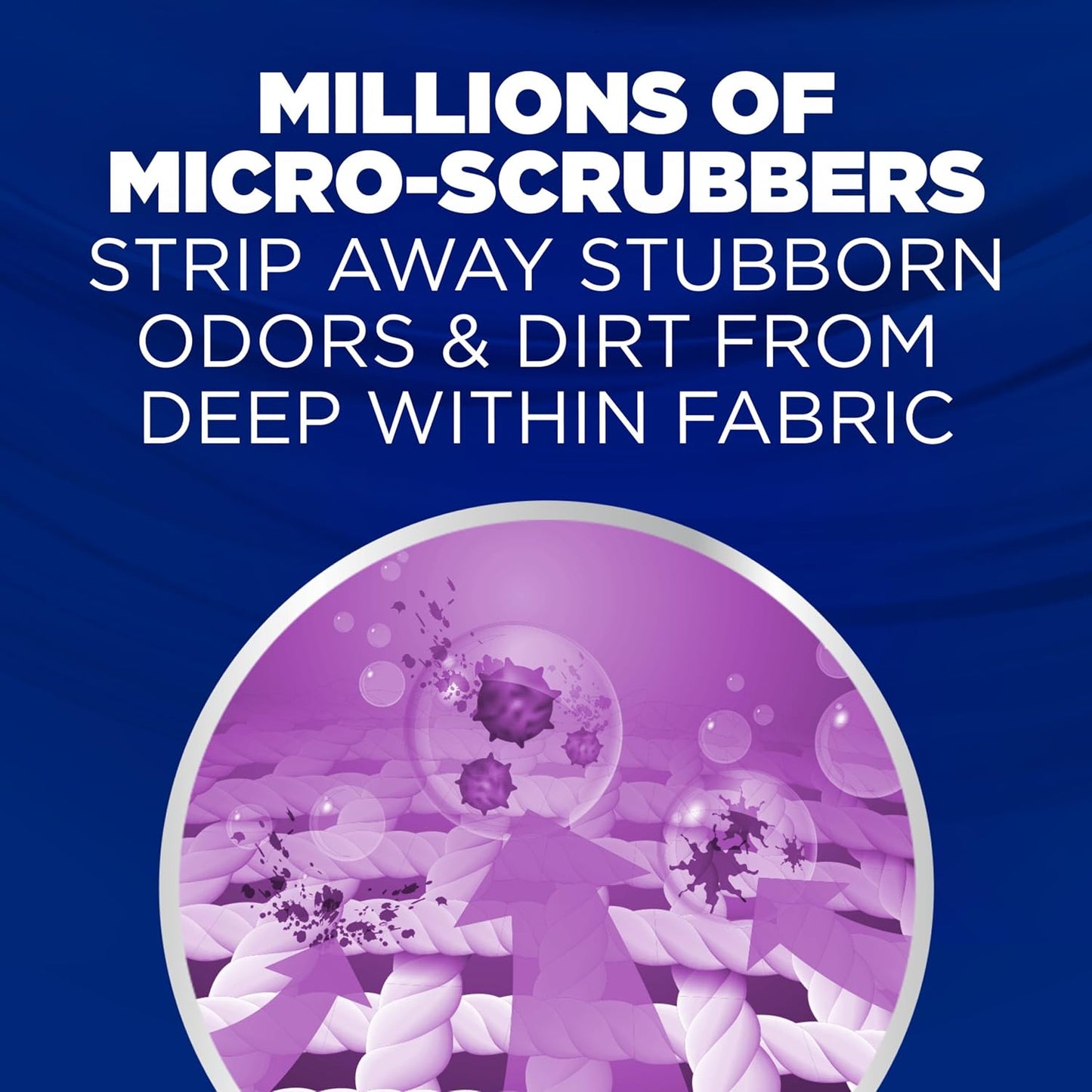 ARM & HAMMER™ Deep Clean Odor Formula Liquid Laundry Detergent, Laundry Odor Remover, Radiant Burst Scent, 150 Fl Oz, 100 Loads