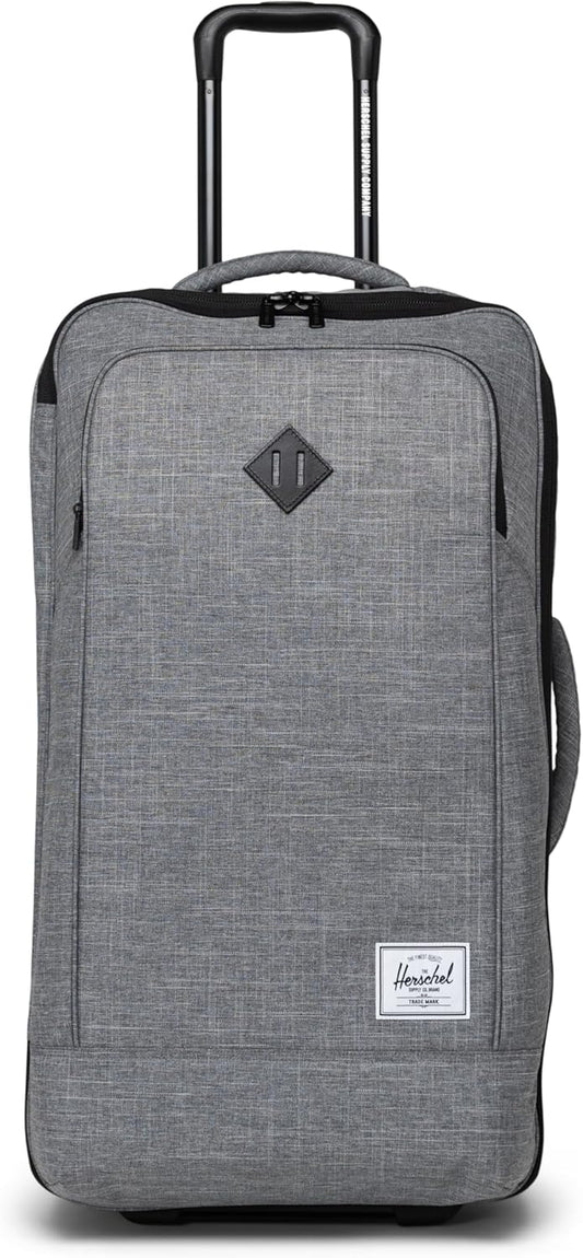 Herschel Supply Co. Heritage Softshell Luggage, Raven Crosshatch, Medium 92 L