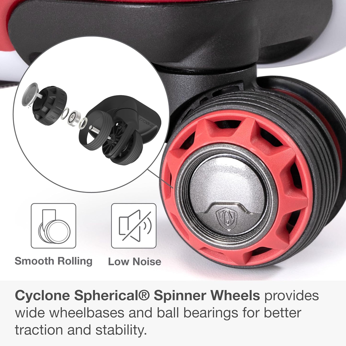 Traveler's Choice Maxporter II 30" Hardside Spinner Trunk Luggage, TSA Lock, American Flag