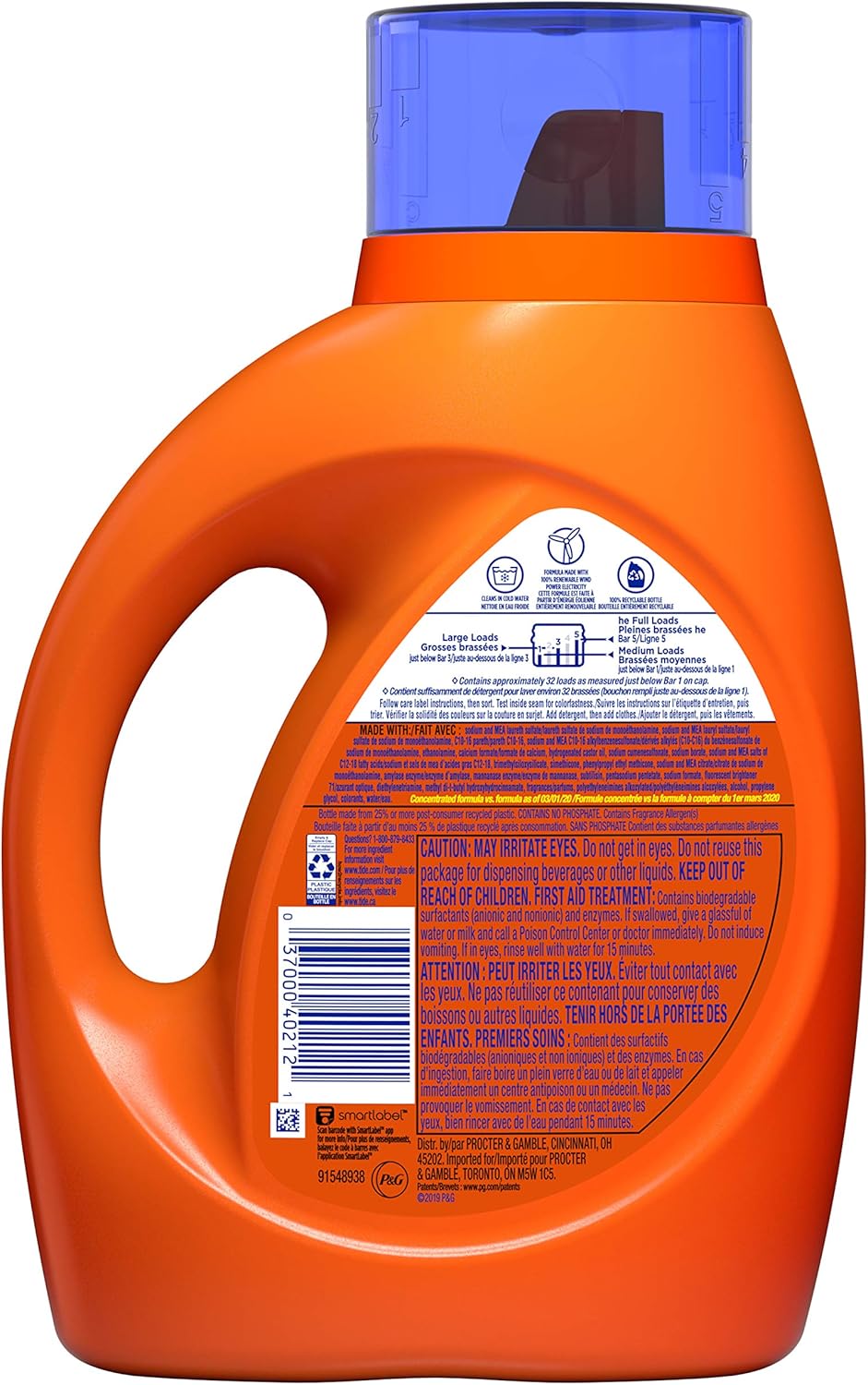 Tide Liquid Laundry Detergent, Original, 32 loads, 46 Fl Oz