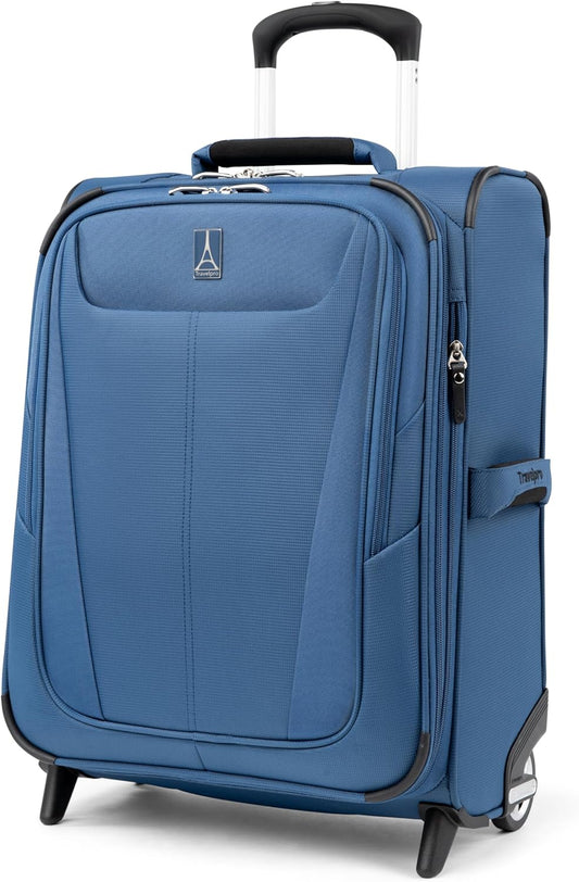 Travelpro Maxlite 5 Softside Expandable Upright 2 Wheel Carry-on Luggage, Lightweight, 20-Inch — Ensign Blue