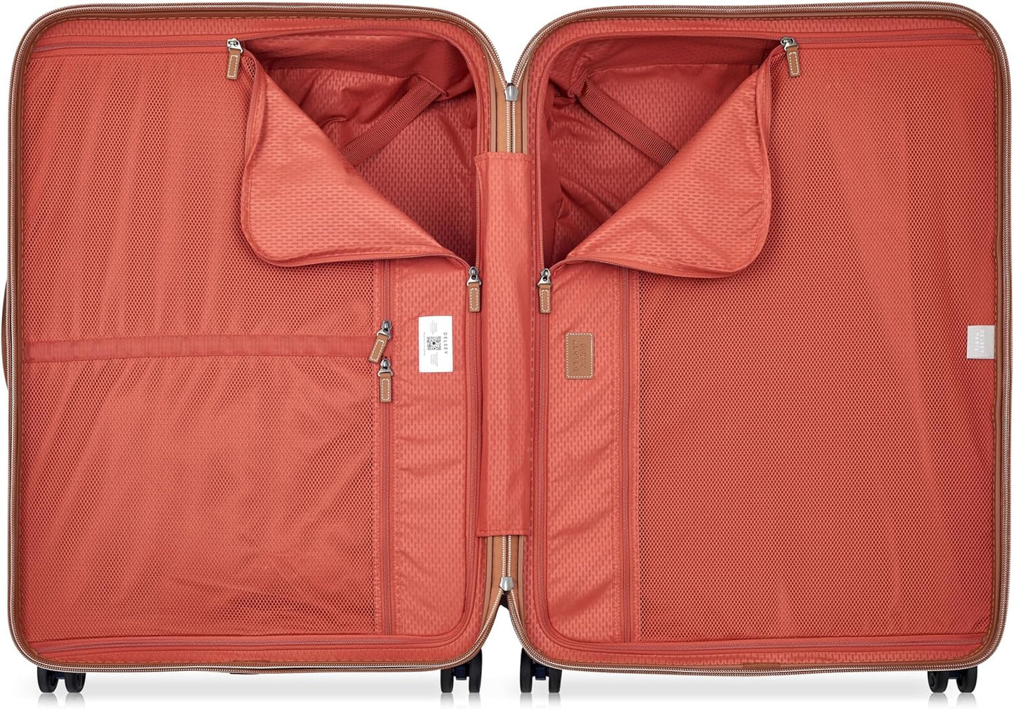 DELSEY PARIS Chatelet Air 2.0 Hardside Luggage with Spinner Wheels, Navy Blue, Checked-Large 28 Inch