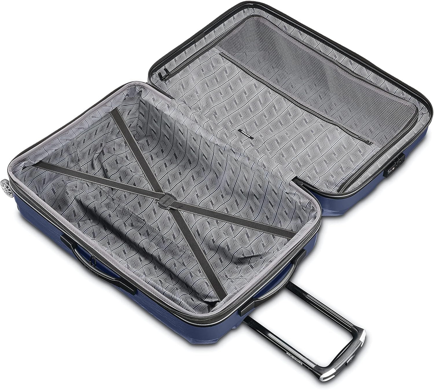 Samsonite Centric 2 Hardside Expandable Luggage with Spinners | True Navy | 2PC SET (Carry-on/Medium)