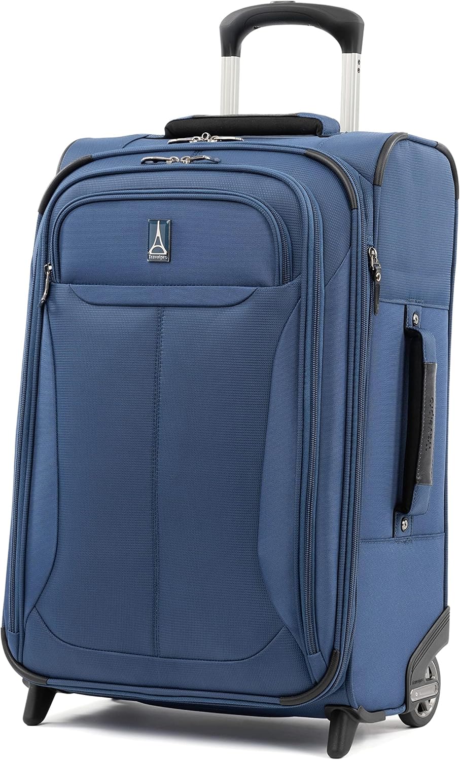 Travelpro Tourlite Softside 22" Expandable Carry-On Rollaboard (2-Wheel) Lightweight Luggage, Blue Suitcase