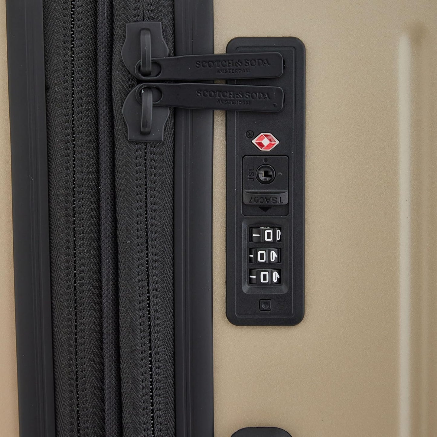 Scotch & Soda Eindhoven Wing-On Expandable Luggage, Travertine, 3 Piece Set