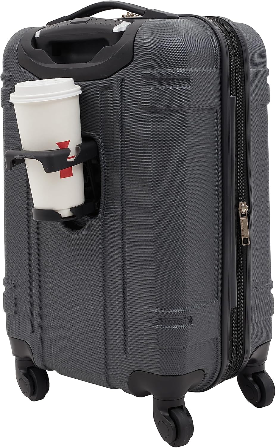 Wrangler Astral Hardside Luggage, Dark Shadow, 22-Inch Carry-On