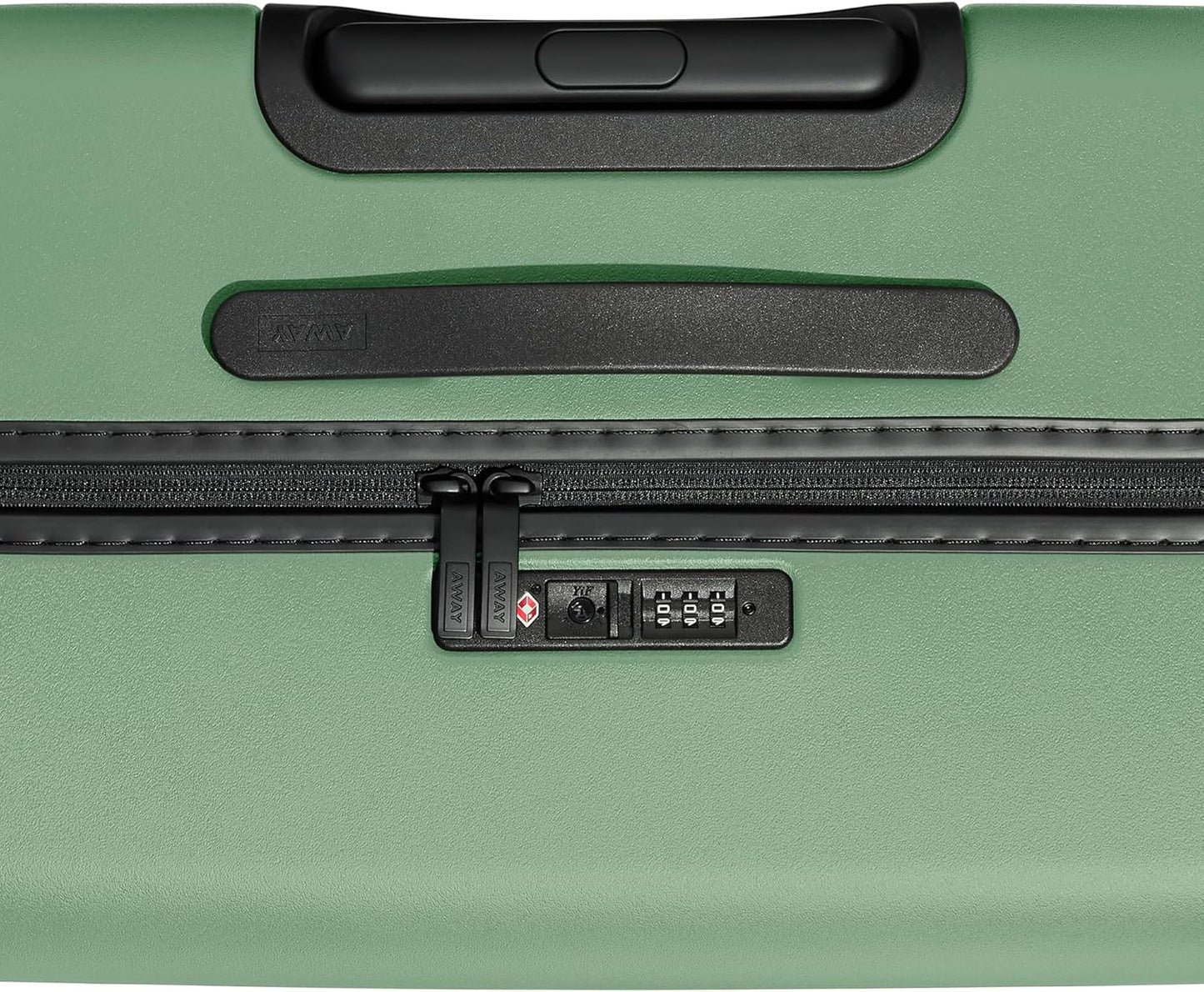 Away Medium Checked Luggage, Lightweight Hard Shell Suitcase with Spinner Wheels, Durable Rolling Luggage, TSA Lock, 26 Inch, Sea Green