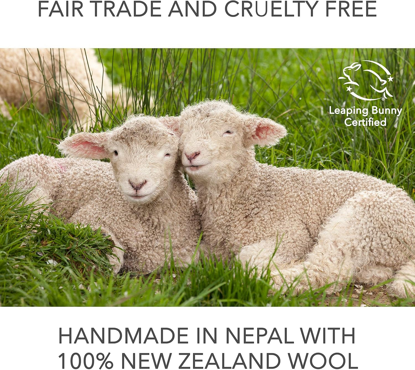 Friendsheep Wool Dryer Balls, Organic Reusable Fabric Softener Alternative for Laundry, Handmade, Fair Trade, Hypoallergenic, Eco-Friendly, Plastic-Free (6 Pack XL - Natural Mystic)