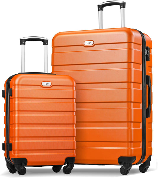 Suitour Luggage Sets 2 Piece with Spinner Wheels,Hard Shell 20 Carry on Suitcase and 28 inch Luggage with Spinner Wheels Suitcase Set with TSA Lock(20in/28in)