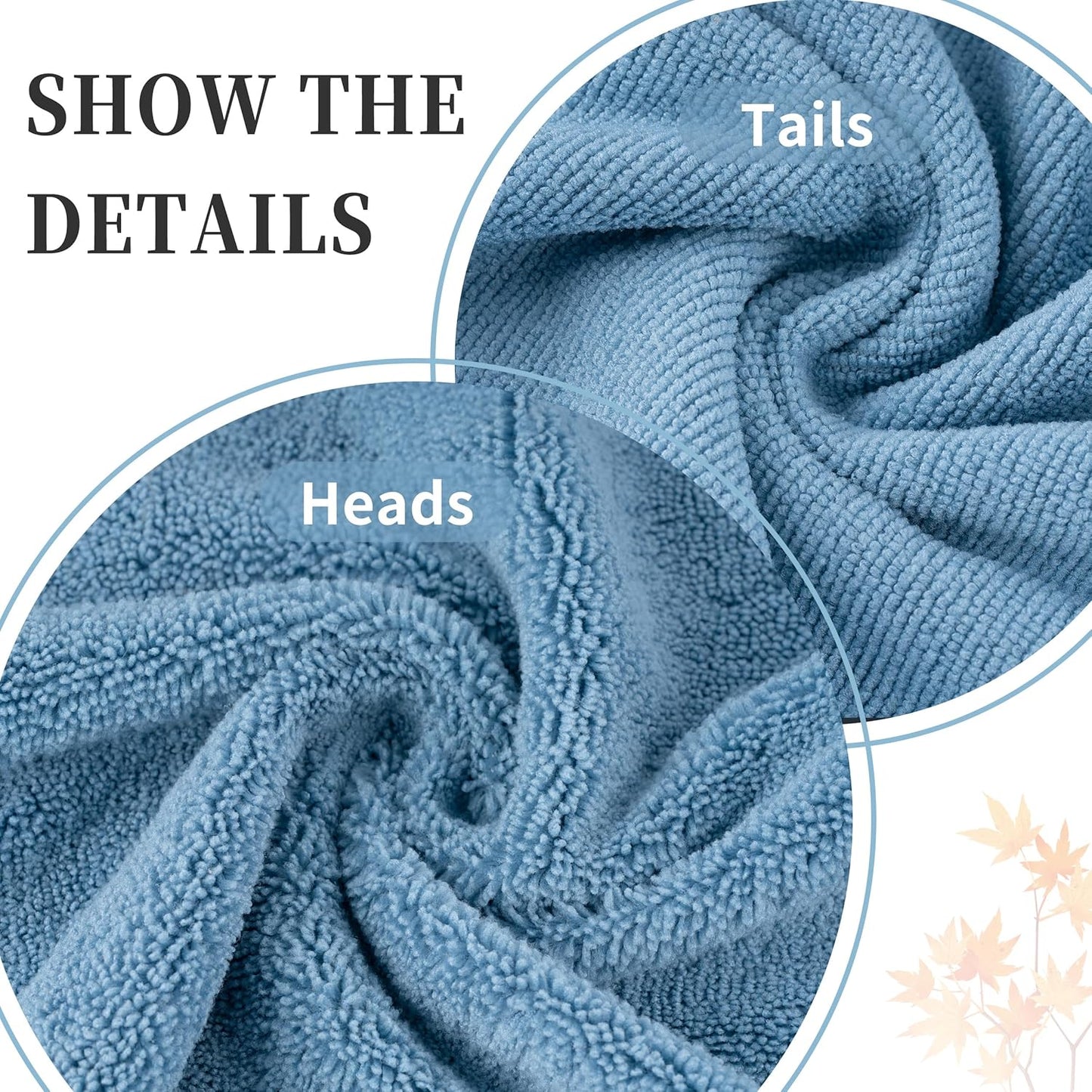 New Microfiber Bath Towel Set, 3 Piece, Oversize, Quick Dry, Lint Free, Includes Body, Hand and Face Towels