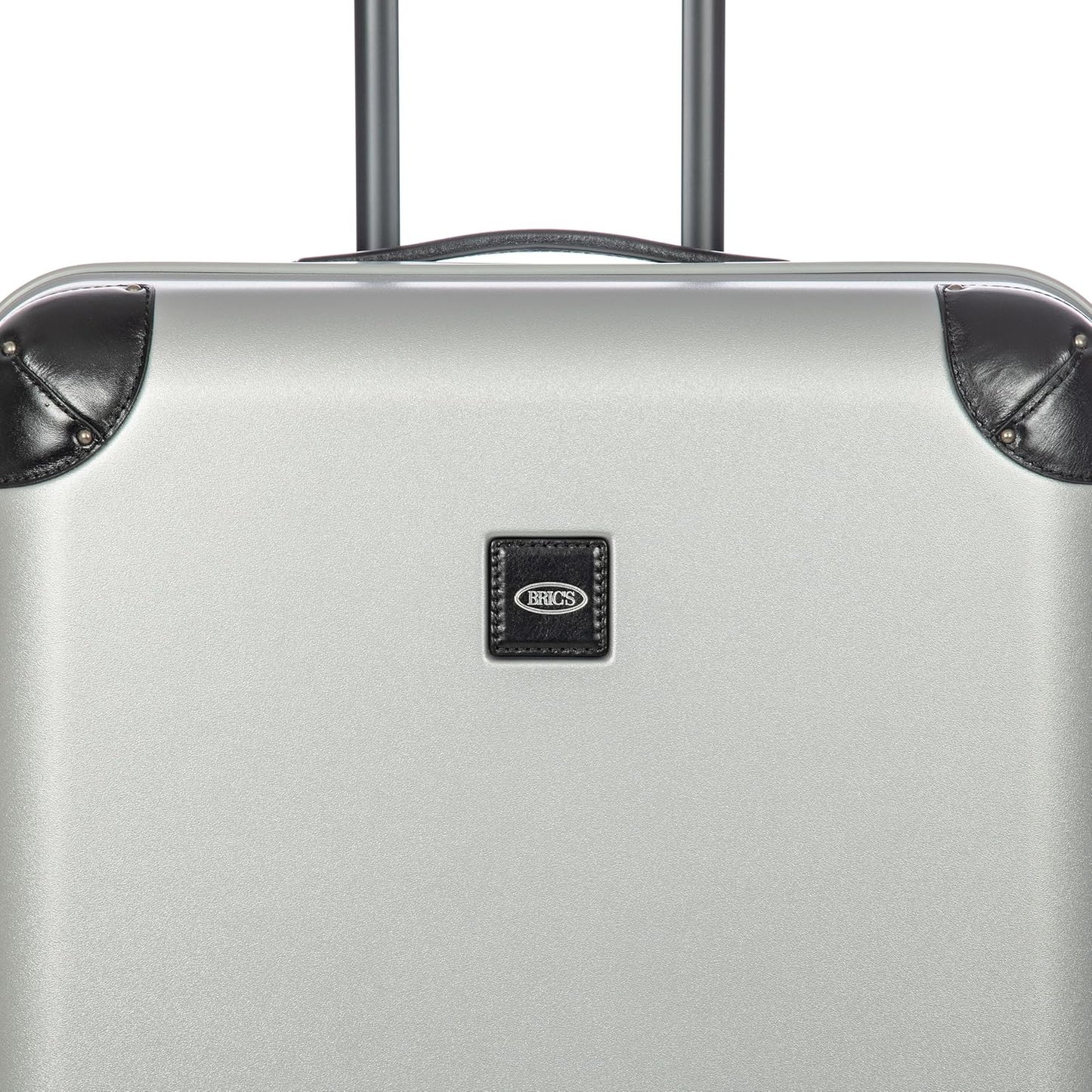 Bric's Amalfi Suitcase, Lightweight Expandable Hard Shell Luggage with Smooth 360° Wheels and TSA Lock 27" - Silver