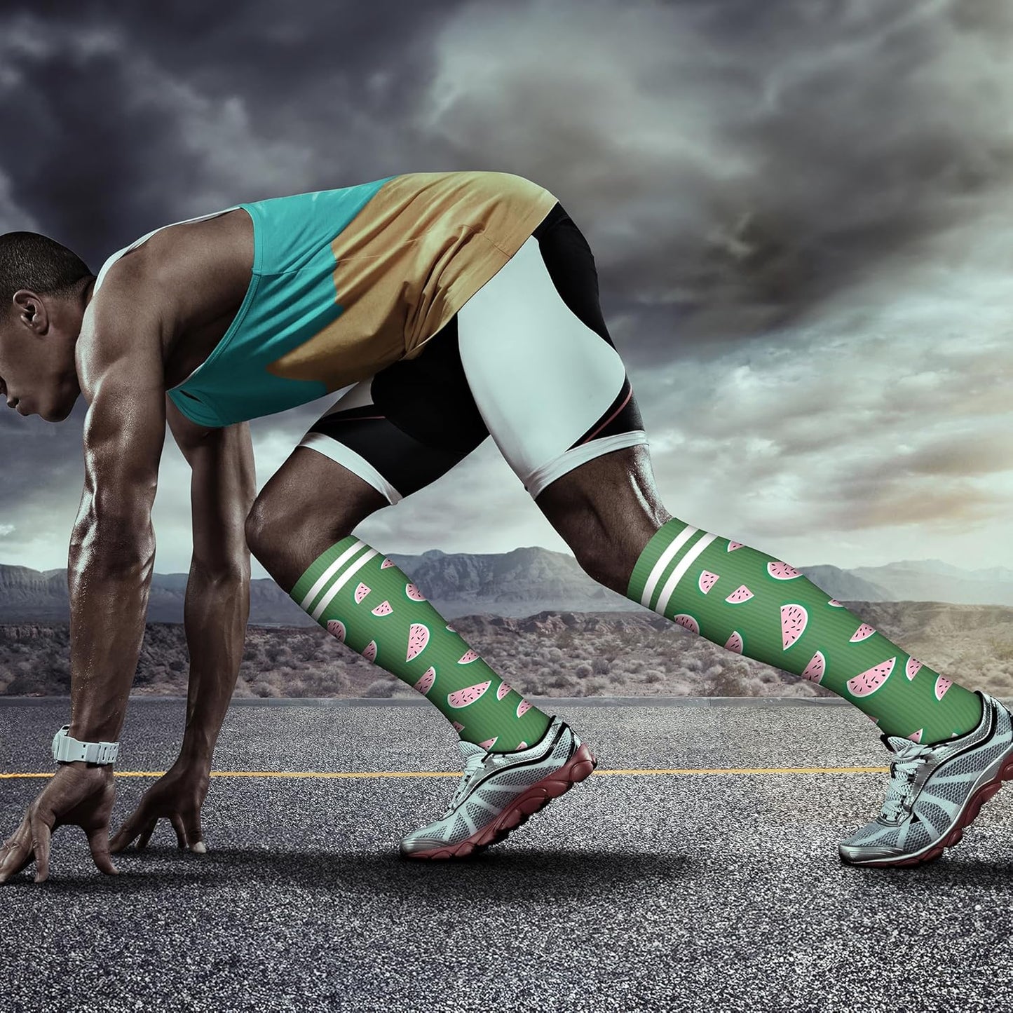 QUXIANG Copper Compression Socks for Women & Men Circulation (8 Pairs) - Best for Running Athletic Cycling - 15-20 mmHg