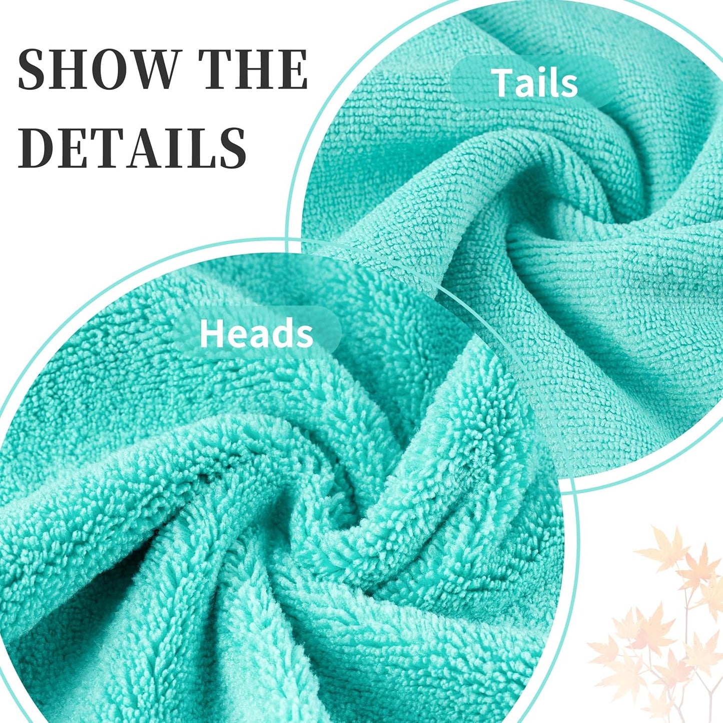 New Microfiber Bath Towel Set, 3 Piece, Oversize, Quick Dry, Lint Free, Includes Body, Hand and Face Towels