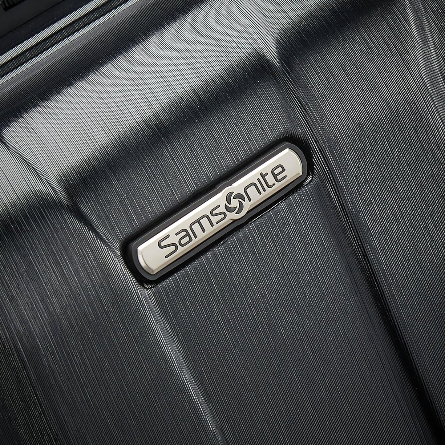 Samsonite Centric 2 Hardside Expandable Luggage with Spinner Wheels, Black, Checked-Large 28-Inch