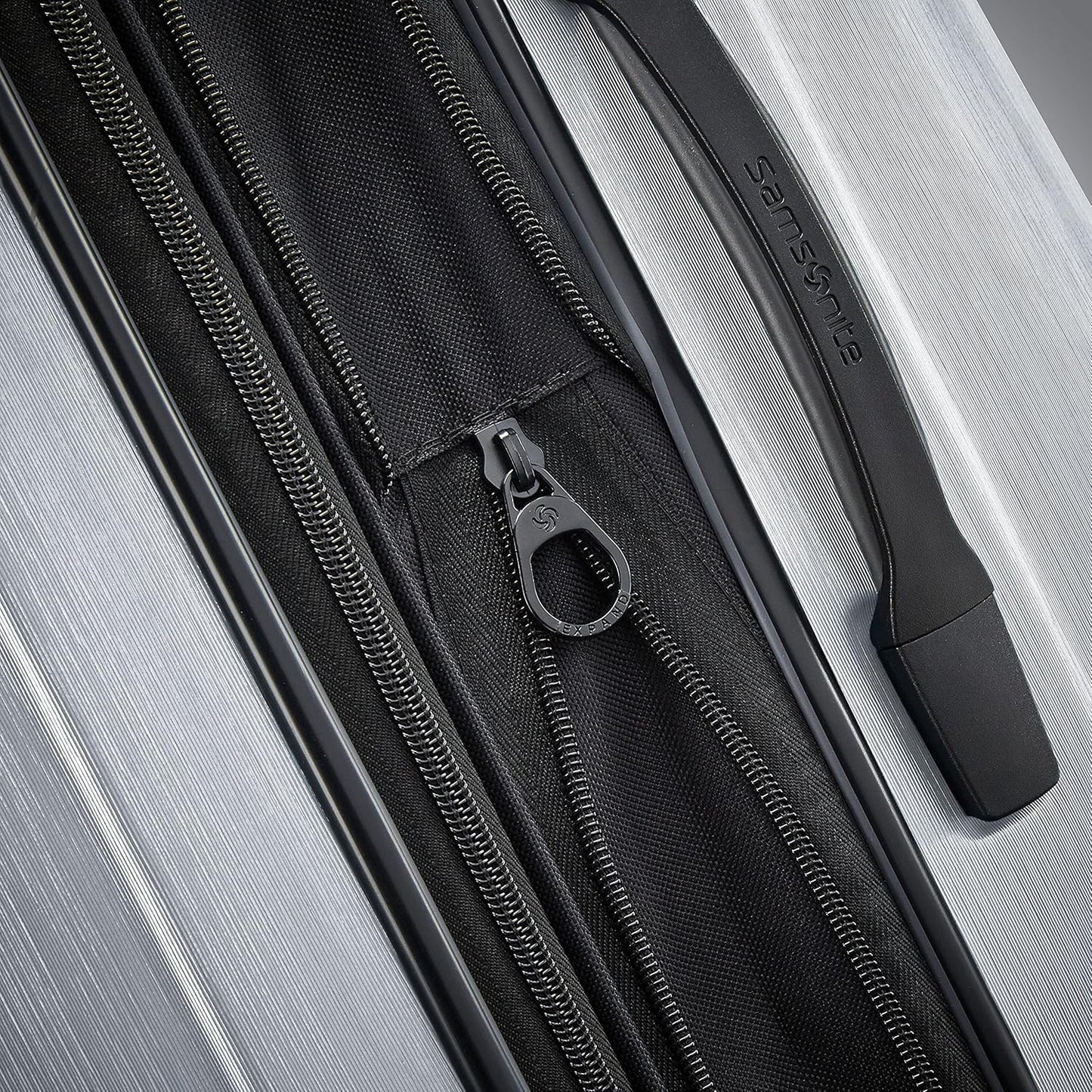 Samsonite Centric 2 Hardside Expandable Luggage with Spinner Wheels, Silver, 2-Piece Set (20/24)