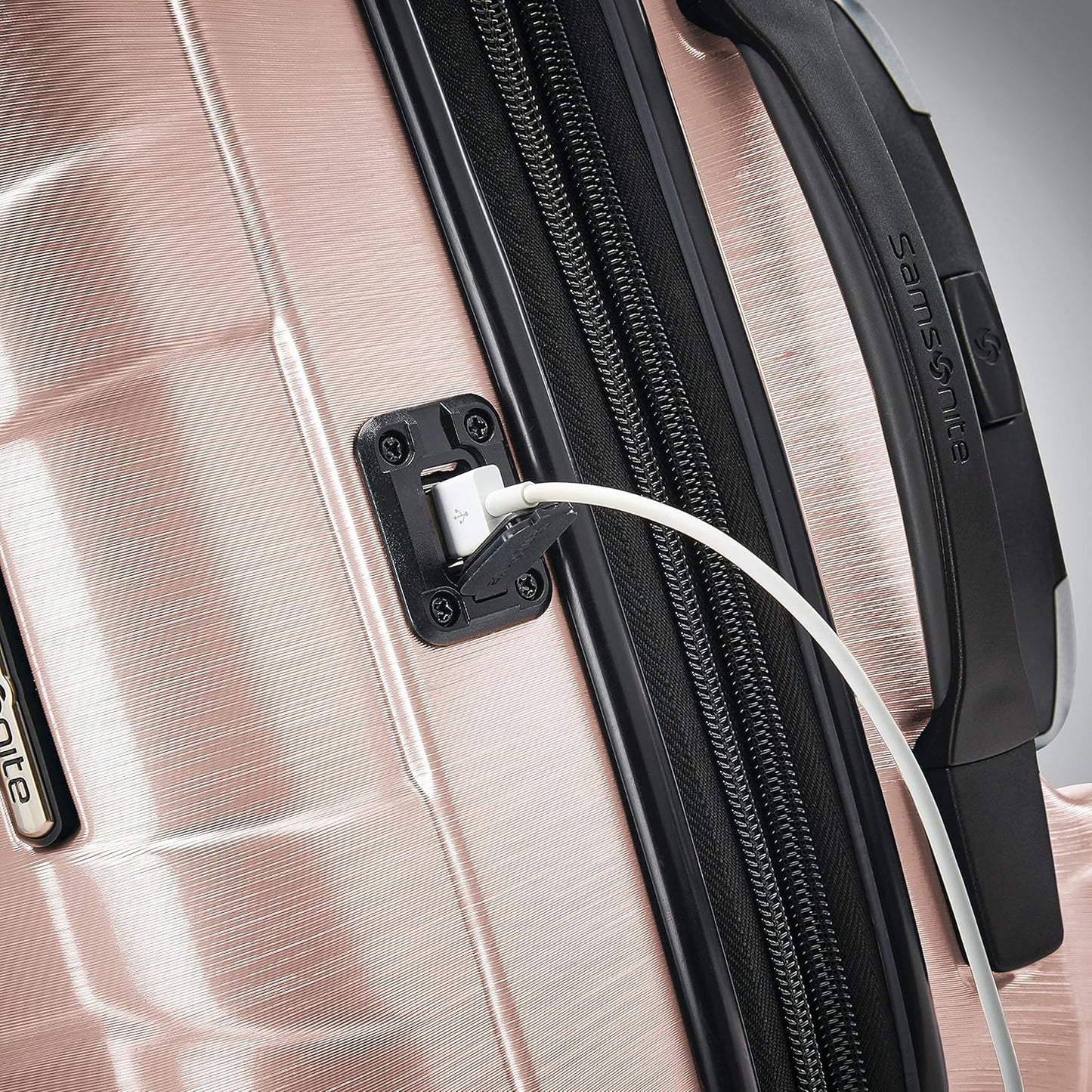 Samsonite Centric 2 Hardside Expandable Luggage with Spinner Wheels, Blossom Pink, 2-Piece Set (20/24)