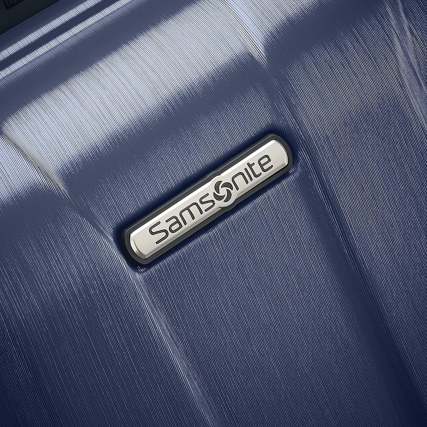 Samsonite Centric 2 Hardside Expandable Luggage with Spinner Wheels, True Navy, Checked-Large 28-Inch